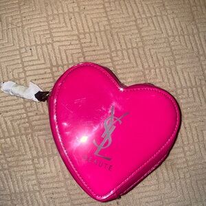YSL Beauté Pink Heart-Shaped Pouch
